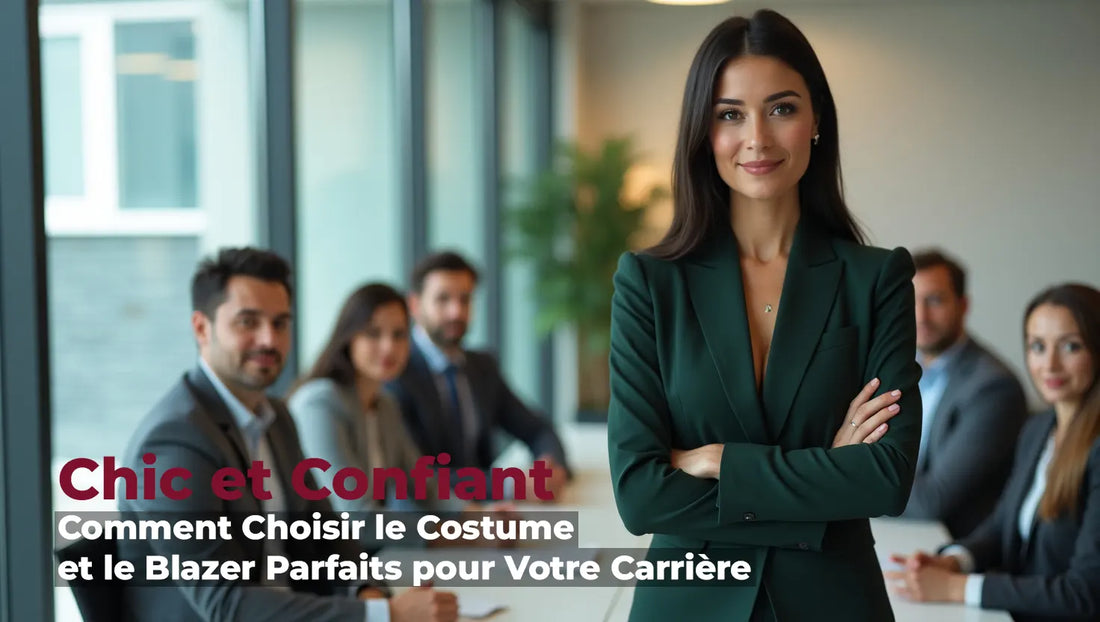 Chic et Confiant : Comment Choisir le Costume et le Blazer Parfaits pour Votre Carrière