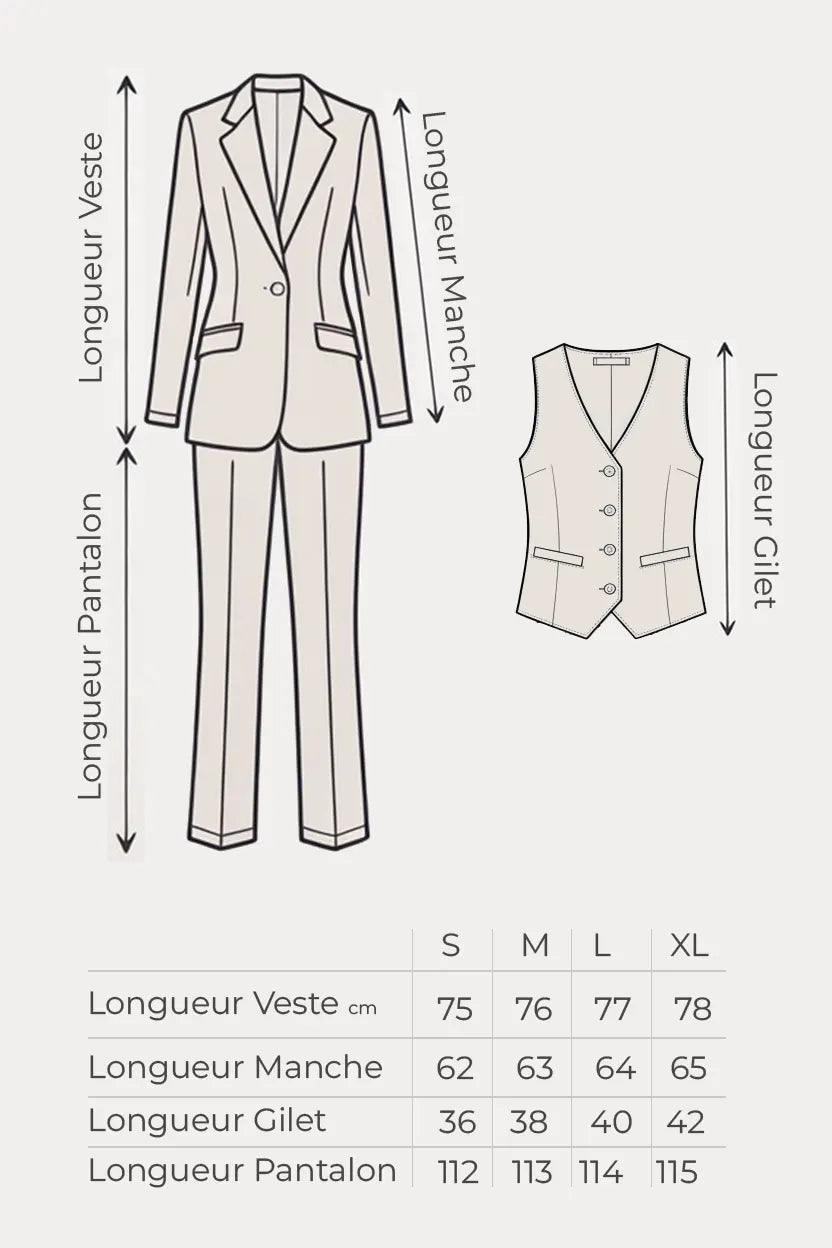 Ensemble 3 pièces élégant en  bordeaux